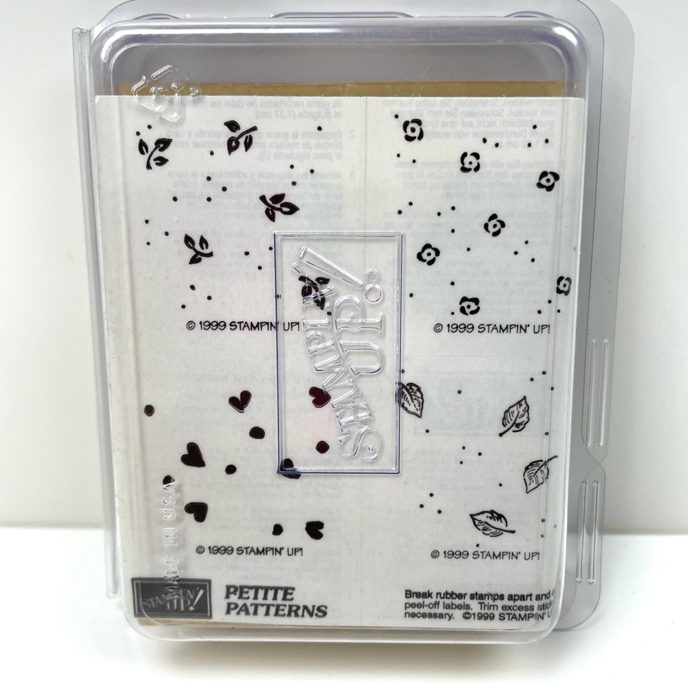 Stampin' Up! Petite Patterns Rubber Stamp Set 1999